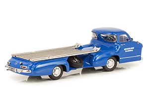MERCEDES RENNTRANSPORTER "THE BLUE WONDER" YEAR 1955 BLUE / МЕРСЕДЕС ГОЛУБАЯ МЕЧТА СИНИЙ — фото 2