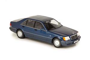 MERCEDES-BENZ S500 1994 W140 СИНИЙ МЕТАЛЛИК — фото 3