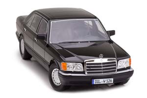MERCEDES W126 560 SEL S-CLASS 1985 / МЕРСЕДЕС 560 ЧЕРНЫЙ — фото 12