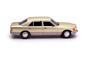 MERCEDES-BENZ 560SEL (W126) 1985 СВЕТЛО-ЗЕЛЕНЫЙ МЕТАЛЛИК — фото 7