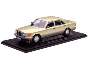 MERCEDES-BENZ 560SEL (W126) 1985 СВЕТЛО-ЗЕЛЕНЫЙ МЕТАЛЛИК — фото 11