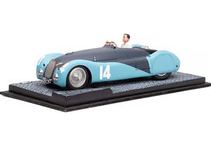BUGATTI TYPE 57S NO 14 ACF 1937 / БУГАТТИ ТИП 57С СИНЕ-ГОЛУБОЙ
