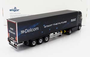 DAF XG+ TRUCK SEMI-FRIGO DELCOM TRANSPORTS 2023, BLUE — фото 2