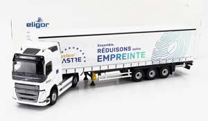 VOLVO FH4 500 TRUCK TELONATO ASTRE TRANSPORTS 2020, WHITE