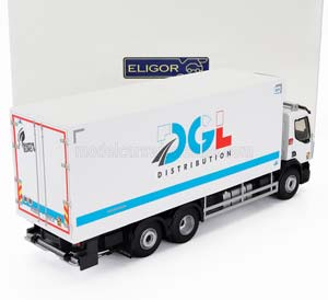 RENAULT D26 TRUCK SEMI-FRIGO DGL DISTRIBUTION TRANSPORTS 3-ASSI 2018, WHITE — фото 2