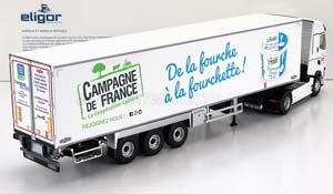 RENAULT T-LINE HIGH TRUCK SEMI-FRIGO CAMPAGNE DE FRANCE TRANSPORTS 2023, WHITE — фото 2
