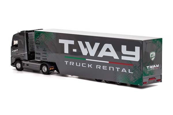 VOLVO FH 500 AERO СЕДЕЛЬНЫЙ ТЯГАЧ С ПОЛУПРИЦЕПОМ T-WAY TRUCK RENTAL 2024 / ВОЛЬВО ФХ 500 АЭРО Т-ВАЙ ГРУЗОВИК РЕНТАЛ СЕРЫЙ — фото 4