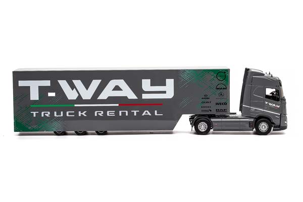 VOLVO FH 500 AERO СЕДЕЛЬНЫЙ ТЯГАЧ С ПОЛУПРИЦЕПОМ T-WAY TRUCK RENTAL 2024 / ВОЛЬВО ФХ 500 АЭРО Т-ВАЙ ГРУЗОВИК РЕНТАЛ СЕРЫЙ — фото 6