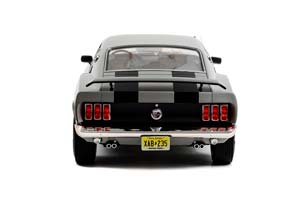 FORD MUSTANG BOSS 429 JOHN WICK 1969 GREY METALLIC/ BLACK — фото 4