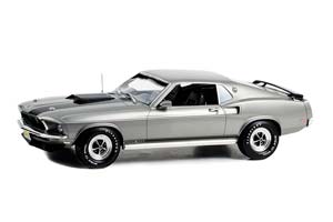 FORD MUSTANG BOSS 429 JOHN WICK 1969 GREY METALLIC/ BLACK