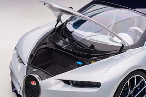 BUGATTI CHIRON WHITE/BLUE — фото 6