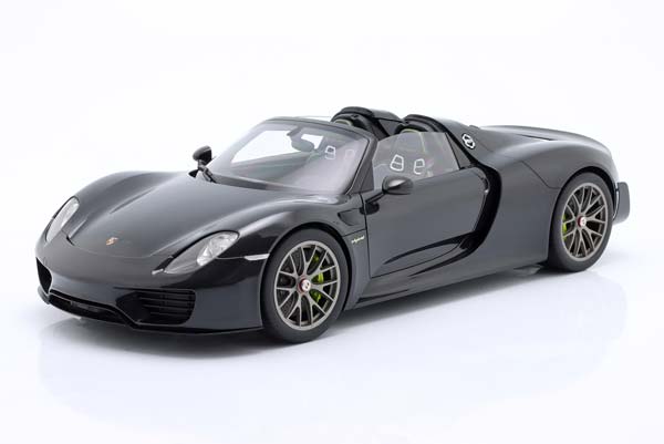 PORSCHE 918 SPYDER WEISSACH PACKAGE 2013 BLACK METALLIC