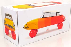 CITROEN DS 19 SUR BALLONS 1959 ORANGE YELLOW CREME — фото 3