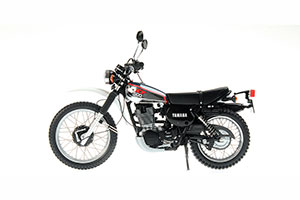 YAMAHA XT 500 1986 DARK BLUE/WHITE — фото 3