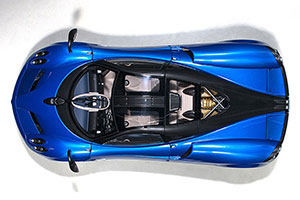 PAGANI HUAYRA 2011 BLUE METALLIC/BLACK ROOF — фото 16