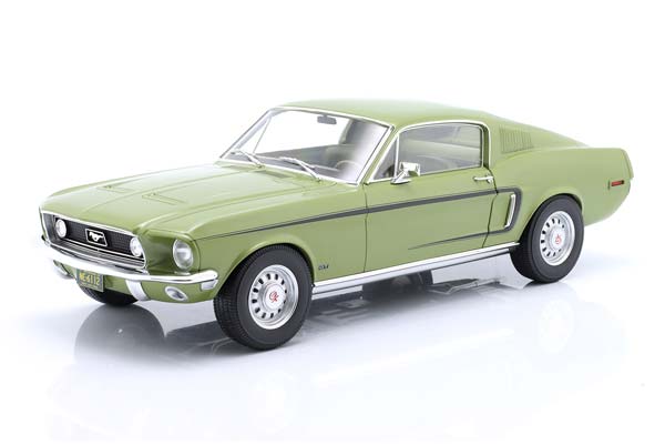 FORD MUSTANG FASTBACK GT 1968 LIGHTGREEN-METALLIC