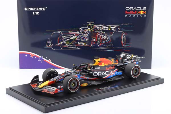 RED BULL RB19 #1 WINNER USA GP FORMULA 1 WORLD CHAMPION 2023 M. VERSTAPPEN / РЕД БУЛЛ RB19 ПОБЕДИТЕЛЬ ГРАН-ПРИ США ФОРМУЛА-1 ЧЕМПИОН МИРА МАКС ФЕРСТАППЕН КРАСНЫЙ — фото 3