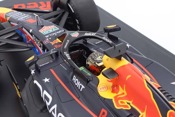 RED BULL RB19 #1 WINNER USA GP FORMULA 1 WORLD CHAMPION 2023 M. VERSTAPPEN / РЕД БУЛЛ RB19 ПОБЕДИТЕЛЬ ГРАН-ПРИ США ФОРМУЛА-1 ЧЕМПИОН МИРА МАКС ФЕРСТАППЕН КРАСНЫЙ — фото 5