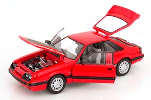 FORD MUSTANG GT 5.0 1986 RED — фото 3