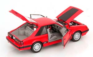 FORD MUSTANG GT 5.0 1986 RED — фото 4