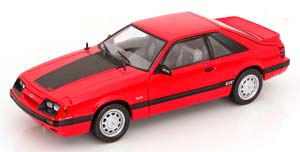 FORD MUSTANG GT 5.0 1986 RED — фото 1