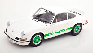 МОДЕЛЬ КОЛЛЕКЦИОННАЯ PORSCHE 911 RS 2.7 1973 WHITE GREEN