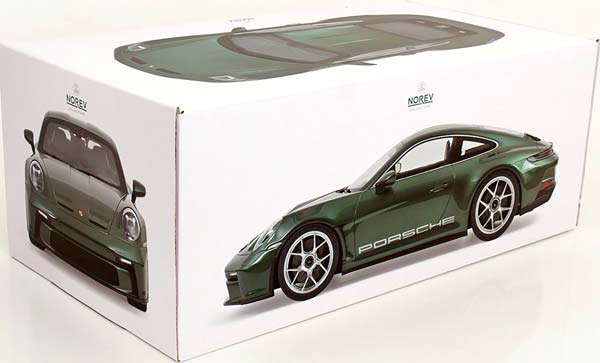 PORSCHE 911 (992) S / T 2023 DARK GREEN-METALLIC / ПОРШЕ 911 992 ТЕМНЫЙ ГРИН-МЕТАЛЛИК ТЕМНО ЗЕЛЕНЫЙ — фото 3