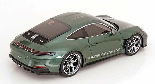 PORSCHE 911 (992) S / T 2023 DARK GREEN-METALLIC / ПОРШЕ 911 992 ТЕМНЫЙ ГРИН-МЕТАЛЛИК ТЕМНО ЗЕЛЕНЫЙ — фото 2