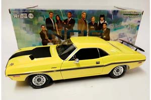 DODGE CHALLENGER R/T 1970 YELLOW (ИЗ ТЕЛЕСЕРИАЛА "МОРСКАЯ ПОЛИЦИЯ: СПЕЦОТДЕЛ") — фото 3