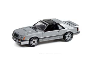 FORD MUSTANG GT 1982 СЕРЕБРИСТЫЙ МЕТАЛЛИК (ДЛИНА МОДЕЛИ 6-10 СМ)