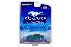 FORD MUSTANG LX 5.0 1992 DEEP EMERALD GREEN (ДЛИНА МОДЕЛИ 6-10 СМ)