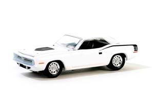 PLYMOUTH HEMI ‘CUDA 1970 ALPINE WHITE (ДЛИНА МОДЕЛИ 6-10 СМ)