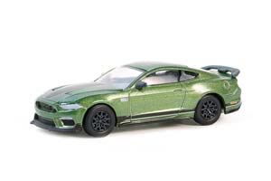FORD MUSTANG MACH 1 2022 ERUPTION GREEN (ДЛИНА МОДЕЛИ 6-10 СМ)