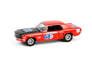 FORD MUSTANG GT COUPE #68 CHARLIE HENRY RACE CAR 1968 (ДЛИНА МОДЕЛИ 6-10 СМ)