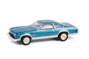 CHEVROLET CHEVELLE SS 454 1973 LIGHT BLUE METALLIC/SILVER (ДЛИНА МОДЕЛИ 6-10 СМ)