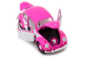 VW VOLKSWAGEN BEETLE 1967 PINK/WHITE — фото 3