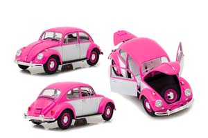 VW VOLKSWAGEN BEETLE 1967 PINK/WHITE — фото 4