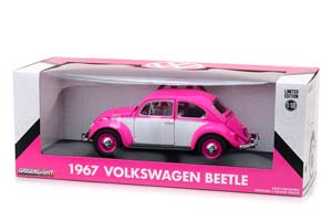 VW VOLKSWAGEN BEETLE 1967 PINK/WHITE — фото 5