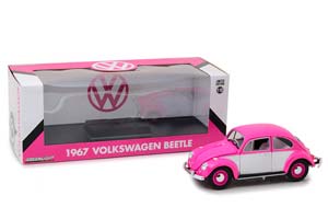 VW VOLKSWAGEN BEETLE 1967 PINK/WHITE — фото 6