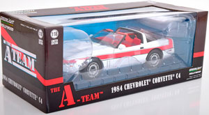 CHEVROLET CORVETTE C4 A-TEAM 1984 WHITE RED — фото 5