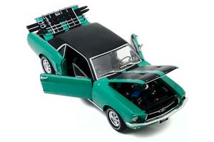 FORD MUSTANG COUPE "SKI COUNTRY SPECIAL" 1967 LOVELAND GREEN — фото 3