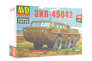 MODEL KIT ATV-AMPHIBIAN ZIL-49042 (USSR RUSSIAN) | СБОРНАЯ МОДЕЛЬ ВЕЗДЕХОД-АМФИБИЯ ЗИЛ-49042*СБОРНАЯ МОДЕЛЬ