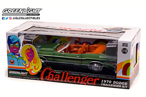 DODGE CHALLENGER R/T CONVERTIBLE 1970 GREEN METALLIC AND DELUXE WHEEL COVERS — фото 5