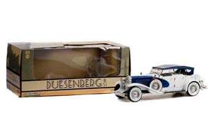 DUESENBERG II SJ LA GRANDE TORPEDO 1930 WHITE/BLUE / ДЮЗЕНБЕРГ II SJ LA GRANDE TORPEDO 1930 БЕЛЫЙ/СИНИЙ — фото 3