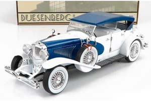 DUESENBERG II SJ LA GRANDE TORPEDO 1930 WHITE/BLUE / ДЮЗЕНБЕРГ II SJ LA GRANDE TORPEDO 1930 БЕЛЫЙ/СИНИЙ — фото 4