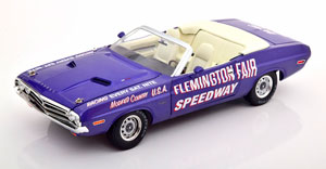 DODGE CHALLENGER CABRIO PACE CAR FLEMINGTON FAIR SPEEDWAY 1971 PURPLE-METALLIC