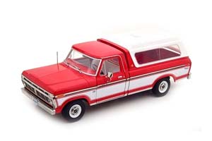 FORD F-100 PICK-UP DELUXE BOX COVER 1975 APPLE RED WITH WHITE   / ФОРД Ф-100 ПИКАП