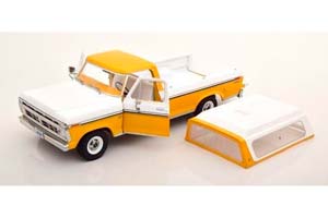FORD F-100 PICK-UP DELUXE BOX COVER 1976 YELLOW WITH WHITE  / ФОРД F-100 ПИКАП DELUXE КРЫШКА КОРОБКИ 1976 ЖЕЛТЫЙ С БЕЛЫМ — фото 3