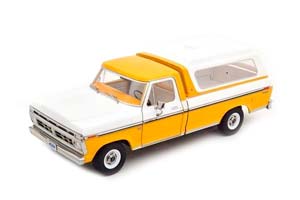 FORD F-100 PICK-UP DELUXE BOX COVER 1976 YELLOW WITH WHITE  / ФОРД F-100 ПИКАП DELUXE КРЫШКА КОРОБКИ 1976 ЖЕЛТЫЙ С БЕЛЫМ