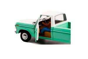 FORD F-100 ПИКАП ONLY YOU CAN PREVENT WILDFIRES C ФИГУРКОЙ МЕДВЕДЯ 1975 FOREST SERVICE GREEN — фото 3